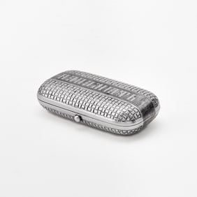 Russian Silver Trompe l'oeil Cigarette Case
