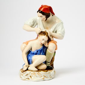 Russian Porcelain Group of Italian Boys