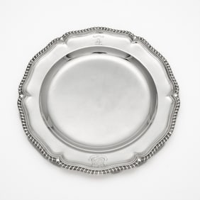 George III Sterling Silver Second Course Plate