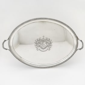 George III Sterling Silver Two Handled Tray