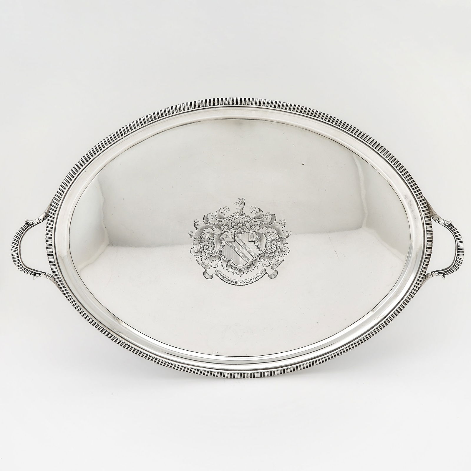 George III Sterling Silver Two Handled Tray (1 of 4)