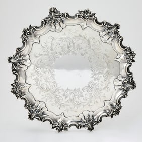 Victorian Sterling Silver Salver