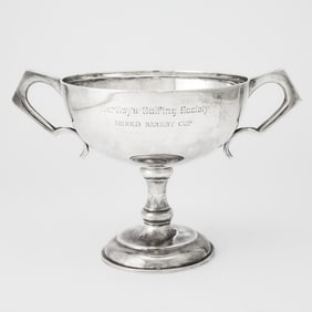 George VI Sterling Silver Two Handled Trophy Cup