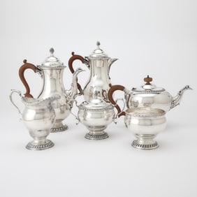 Elizabeth II Sterling Silver Tea and Coffee Service