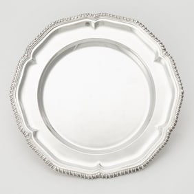Elizabeth II Sterling Silver Charger