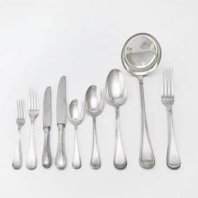 Italian Silver Flatware Service