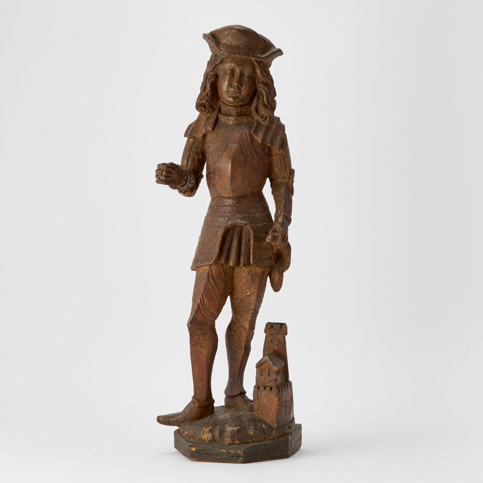 Austrian Baroque Carved Pine Figure of Saint Florian (1 of 4)