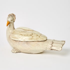 Portuguese Faience Bird Tureen