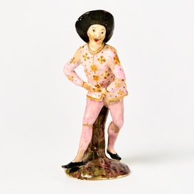 Kloster Veilsdorf Porcelain Figure of a Commedia Dell'arte Character