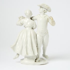North Italian Porcelain Figure Group