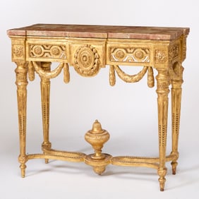 Swedish Gustav III Giltwood Console