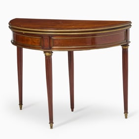 Louis XVI Brass-Mounted Games Table