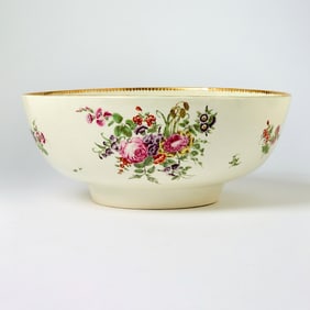 French Porcelain Punchbowl