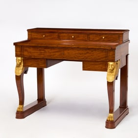 Empire Ormolu-Mounted Mahogany Desk