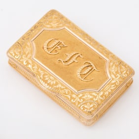 A French Gold Snuff Box