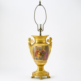 Paris Gold-Ground Porcelain Vase
