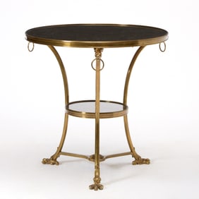 Louis XVI Style Gilt-Bronze Gueridon