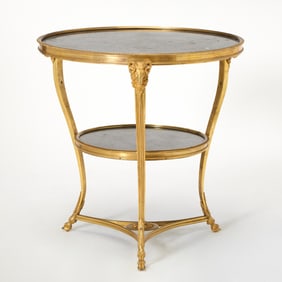 Louis XVI Style Gilt-Bronze Mounted Gueridon