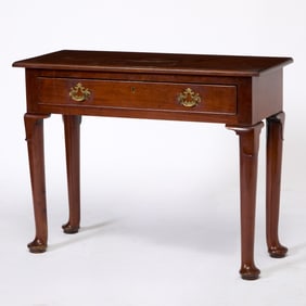 George II Cuban Mahogany Side Table