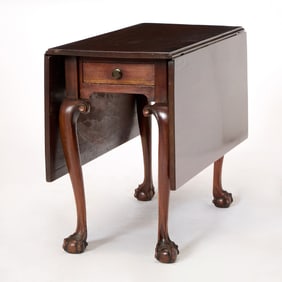 George II Mahogany Drop-Leaf Table