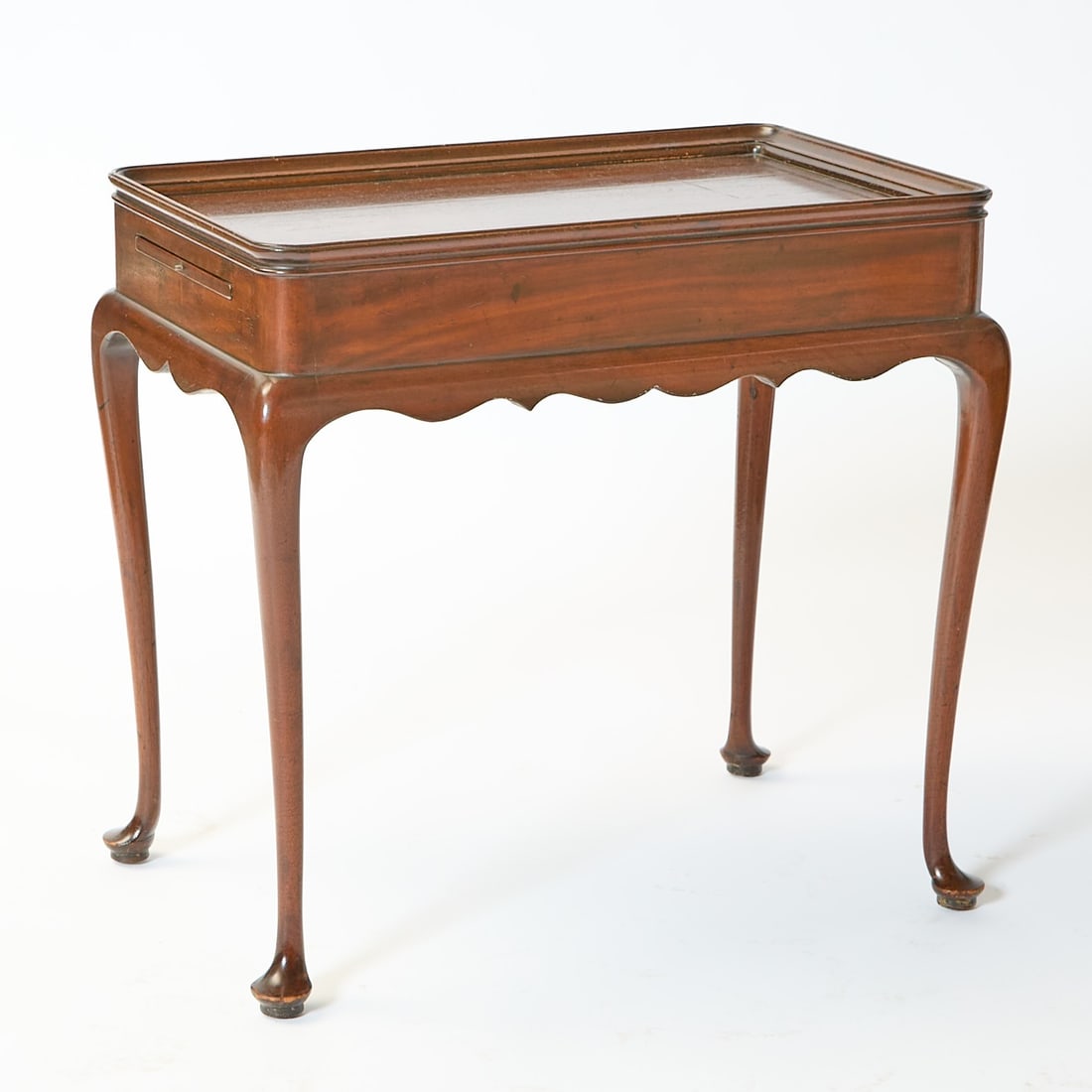 George II Mahogany Tea Table (1 of 4)