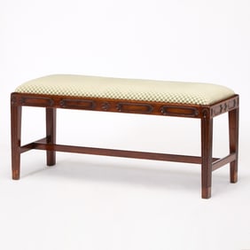 George III Mahogany Bench