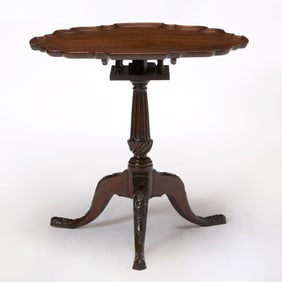 George III Style Mahogany Tripod Table