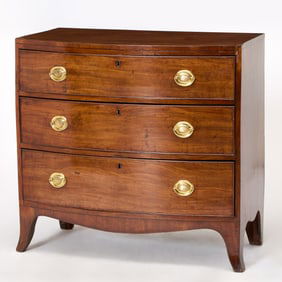 George III Mahogany Inlaid Chest of Drawers