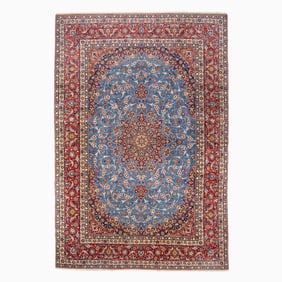 Silk Warp Isfahan Carpet