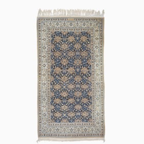 Wool and Silk Nain Rug