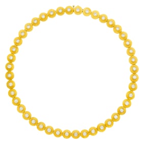 Gold and Diamond Necklace