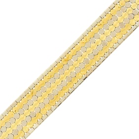 Two-Color Gold Link Bracelet