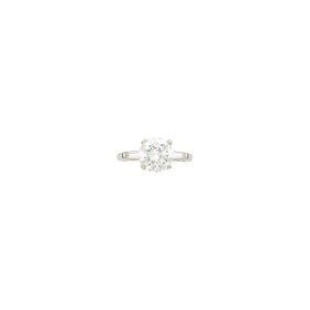 Platinum and Diamond Ring