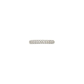 Cartier Platinum and Diamond Band Ring
