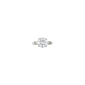 Platinum and Diamond Ring