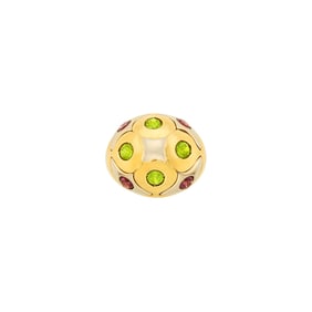 Bulgari Two-Color Gold and Gem-Set 'Roma Bomb?' Ring