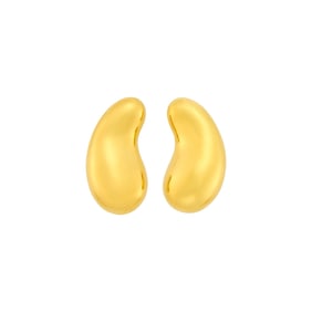 Tiffany & Co., Elsa Peretti Pair of Gold 'Bean' Earclips