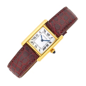 Cartier Paris Gold 'Tank' Wristwatch