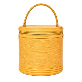 Louis Vuitton Yellow Epi Leather 'Cannes' Bag