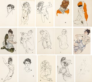 After Egon Schiele (1890-1918)