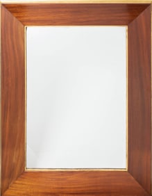 Parcel-Gilt Mahogany Mirror