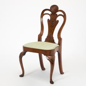 George II Walnut Side Chair