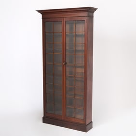 George III Style Mahogany Bookcase