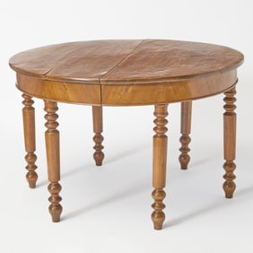 Continental Walnut Extension Dining Table