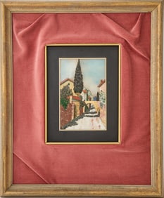 Florentine Grand Tour Pietra Dura Framed Plaque