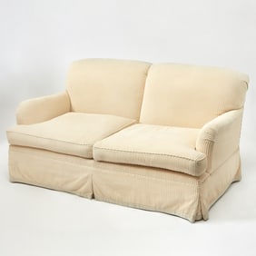 Two-Seat Upholstered Sofa