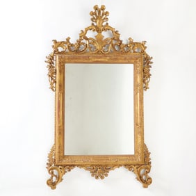 Italian Rococo Style Giltwood Mirror