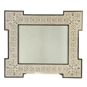 Art Deco Style Bone Inlaid Mirror