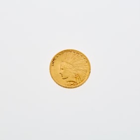 United States 1909-S Indian Head Eagle