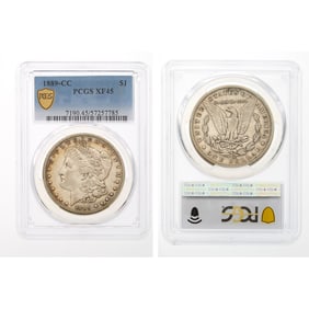 United States 1889-CC Morgan Dollar - PCGS XF-45